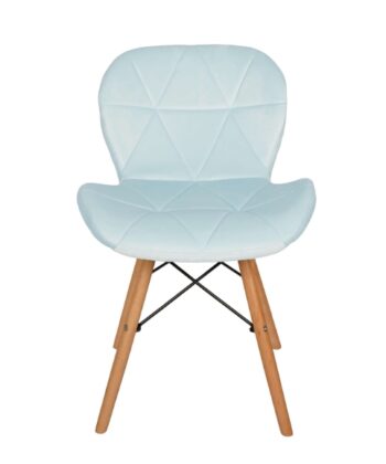 Model M Scandinavian Upholstered Velvet Chair