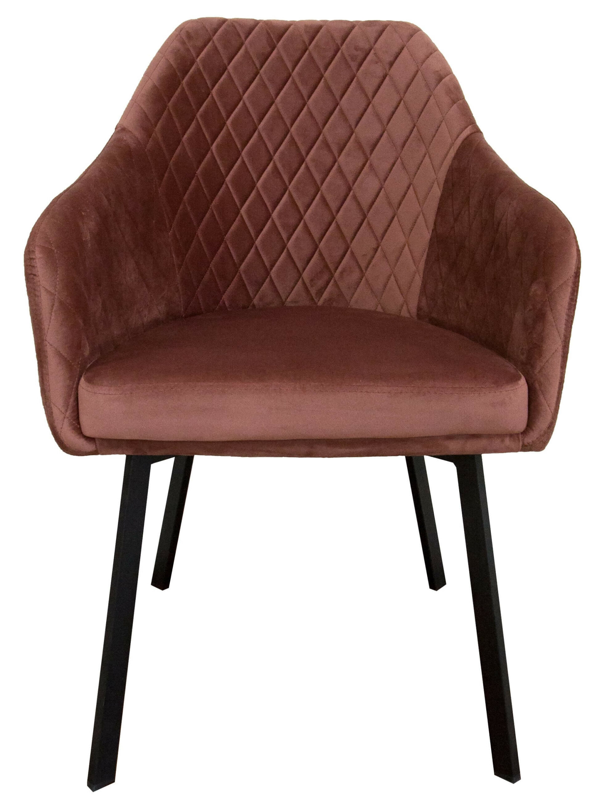 Montana Luxury Quilted Dining Chair | Ash Grey Velvet Armchair Ireland