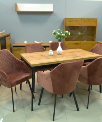 Montana Luxury Quilted Dining Chair | Ash Grey Velvet Armchair Ireland