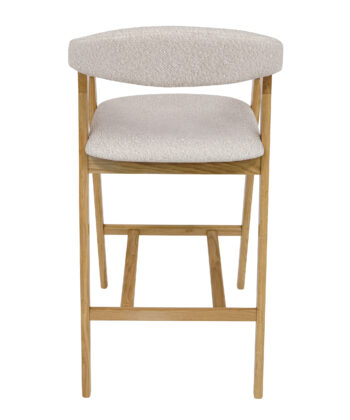 Oak Horizon Luxury Bar Stool | Solid Oak Kitchen Island Chair Ireland