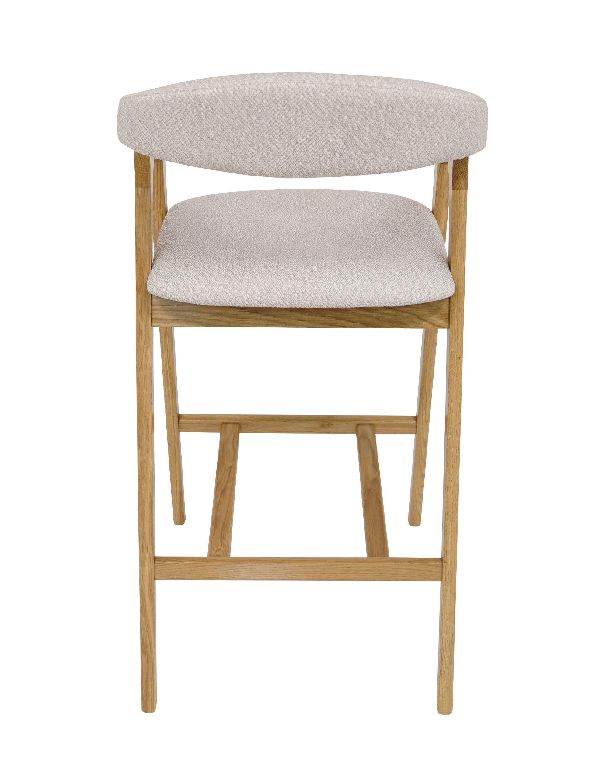 Oak Horizon Luxury Bar Stool | Solid Oak Kitchen Island Chair Ireland