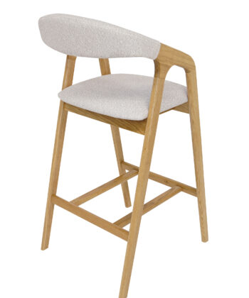 Oak Horizon Luxury Bar Stool | Solid Oak Kitchen Island Chair Ireland