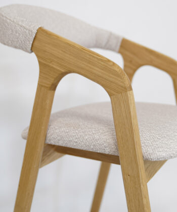 Oak Horizon Luxury Bar Stool | Solid Oak Kitchen Island Chair Ireland