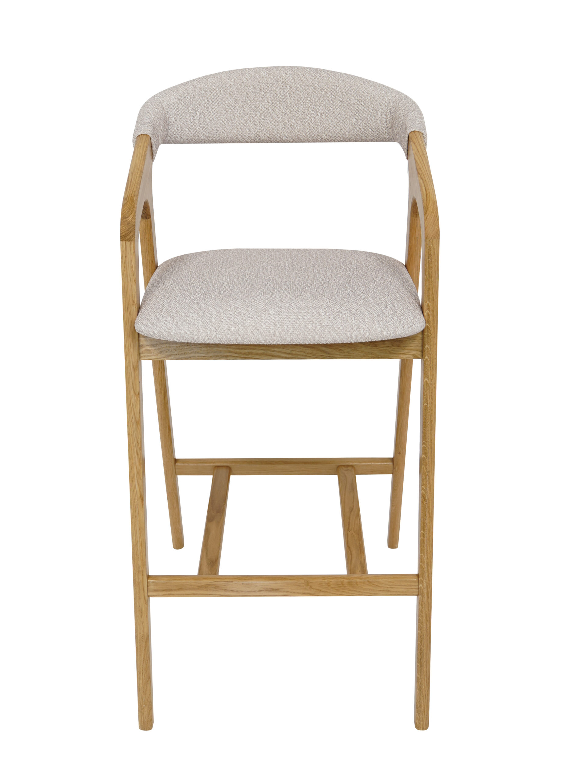 Oak Horizon Luxury Bar Stool | Solid Oak Kitchen Island Chair Ireland