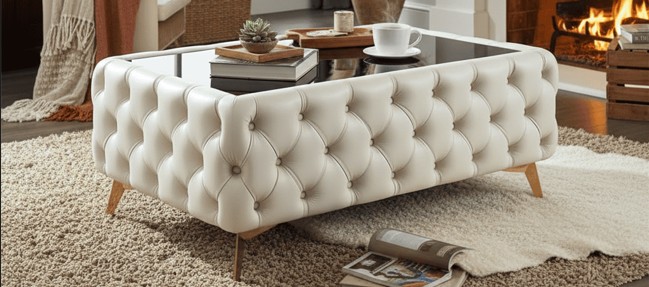 Chesterfield Ottoman Coffee Tables | Luxury Upholstered & Fabric Designs | Ireland