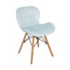 Model M Scandinavian Upholstered Velvet Chair