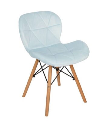 Model M Scandinavian Upholstered Velvet Chair