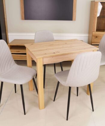 Florian Rectangular Compact Dining Table 90&times;60 cm &ndash; Artisan Oak Kitchen Desk