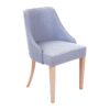Luxury Oak Dining Chair | Chenille Accent Chair Ireland