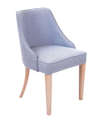 Luxury Oak Dining Chair | Chenille Accent Chair Ireland
