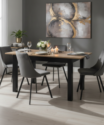 TZ Extendable Dining Table – Modern Scandinavian Wooden Dining Furniture | PouffeLOVE
