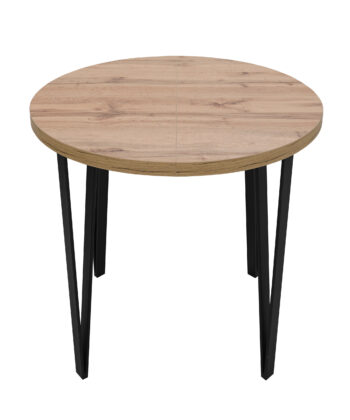 Vesta Round Extendable Dining Table ø 80+50 cm