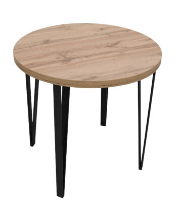 Vesta Round Extendable Dining Table ø 80+50 cm