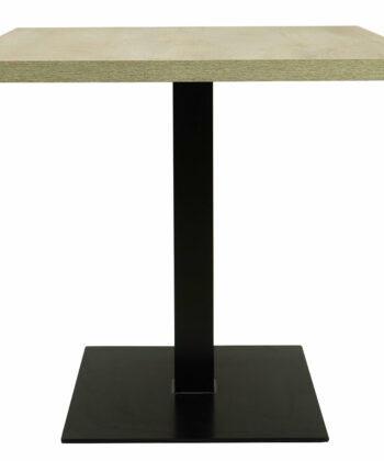 Vigo Square Industrial Bistro Table 80×80 cm – Truffle Oak Café Desk