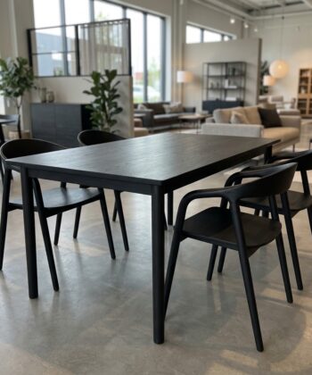 Solid Ash Dining Chair – Minimalist Nordic Armchair | PouffeLOVE