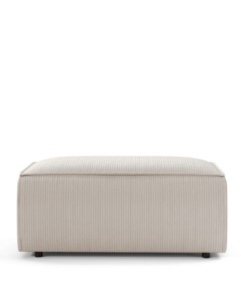 Bari Luxury Rectangular Pouffe – 102x69 cm Corduroy Footstool
