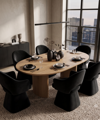 Barro Mils Modern Velvet Dining Chair