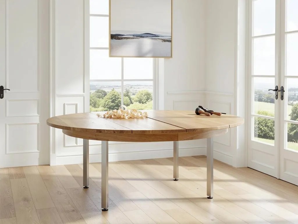 Bespoke Round Extendable Dining Tables: Customized for Your Irish Home