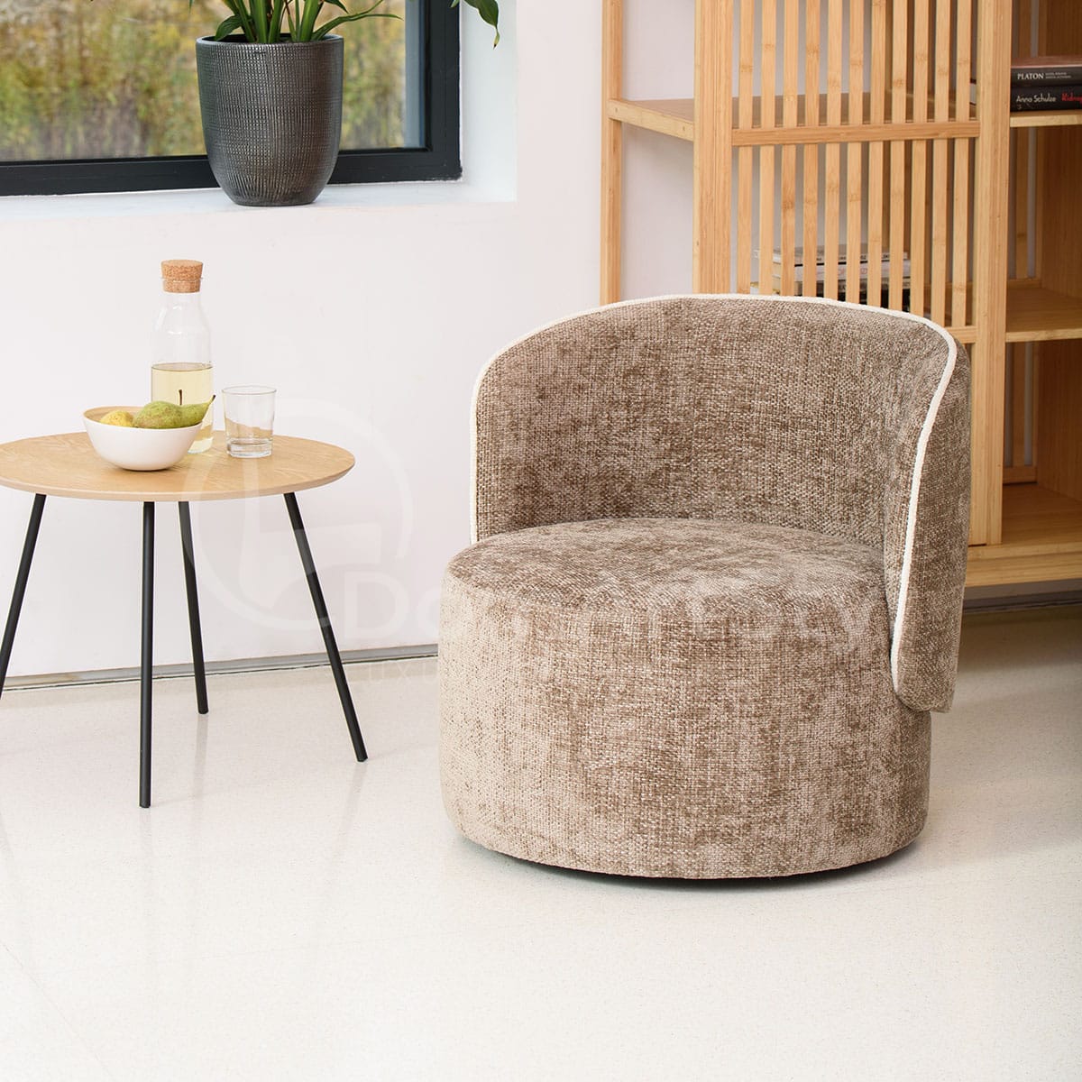 Elena Premium Modern Swivel Lounge Chair
