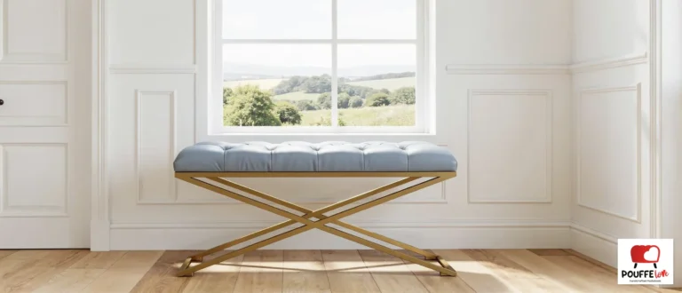 Handcrafted pouffes and ottomans are expressions of personal style and craftsmanship that enhance home decor