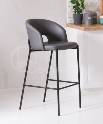 Ina Modern Fabric Bar Stool – Ergonomic Kitchen Island Counter Stool