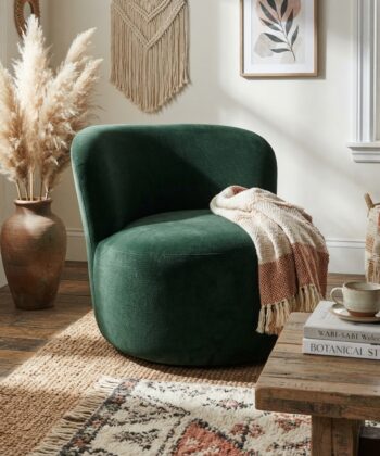 Kleo Premium Modern Upholstered Lounge Chair – Spacious Accent Armchair with Ergonomic Backrest
