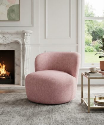 Kleo Premium Modern Upholstered Lounge Chair – Spacious Accent Armchair with Ergonomic Backrest