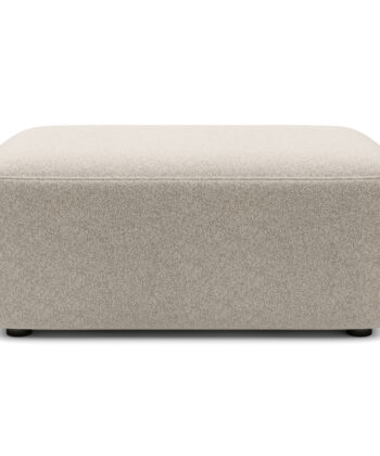 Malmo Luxury Rectangular Pouffe – 100x68 cm Soft Bouclé Footstool