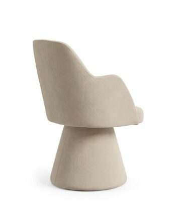 Mils Velvet Lounge Chair – Luxury Architectural Armchair | PouffeLOVE