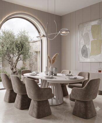 Mils Velvet Lounge Chair – Luxury Architectural Armchair | PouffeLOVE