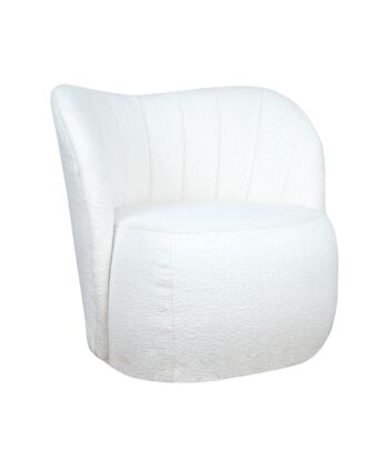 Nicole Premium Modern Upholstered Lounge Chair – Elegant Armchair with Comfortable Armrests