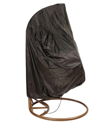 Premium Waterproof Double Hanging Egg Chair Cover – Heavy-Duty Black