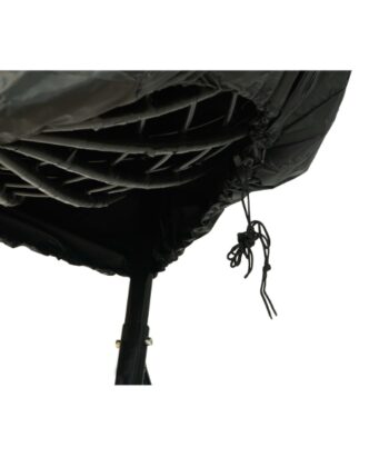Premium Waterproof Double Hanging Egg Chair Cover – Heavy-Duty Black