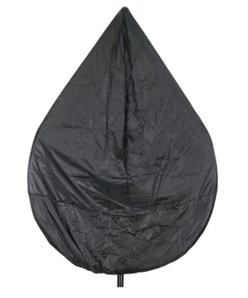 Premium Waterproof Single Hanging Egg Chair Cover – Heavy-Duty Black