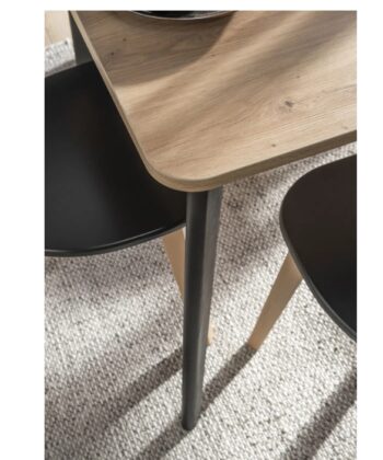 Primo Pst140 Extendable Dining Table 140-180×80 cm Matt White / Riviera Oak