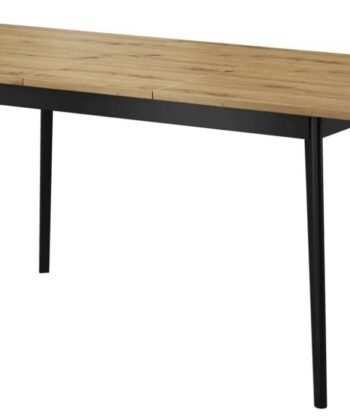 Primo Pst140 Extendable Dining Table 140-180×80 cm Matt White / Riviera Oak