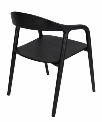 Solid Ash Dining Chair – Minimalist Nordic Armchair | PouffeLOVE
