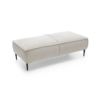 Torino Luxury Rectangular Pouffe &ndash; Large 140x65 cm Corduroy Ottoman