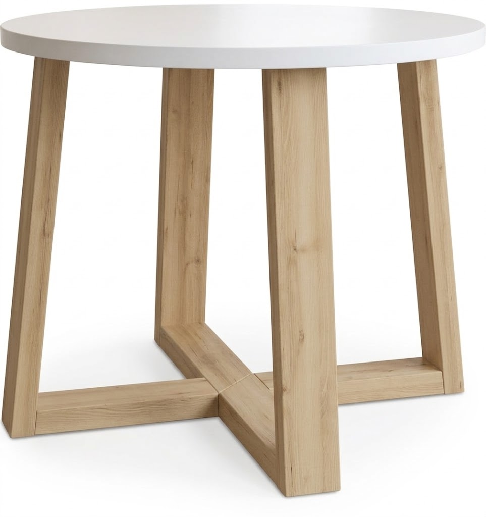 FLEXI 90 Round Extendable Dining Table &ndash; Custom European Quality
