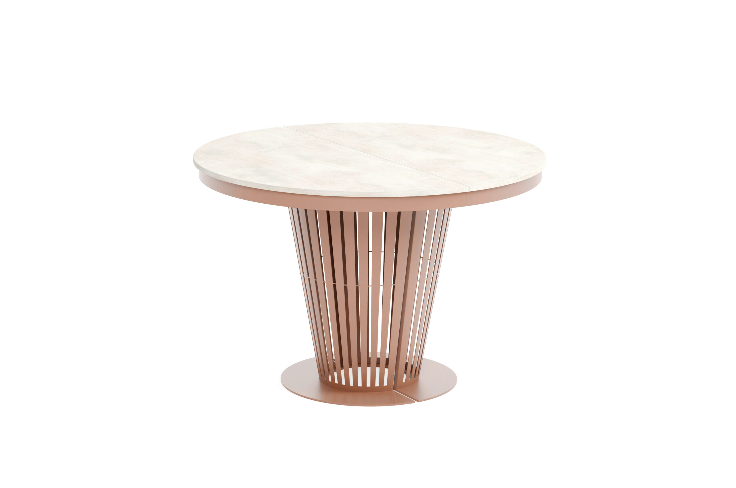 Aura Round Extendable Dining Table (Ø 100cm & Ø 120cm | Standard & Premium EGGER® Laminates)