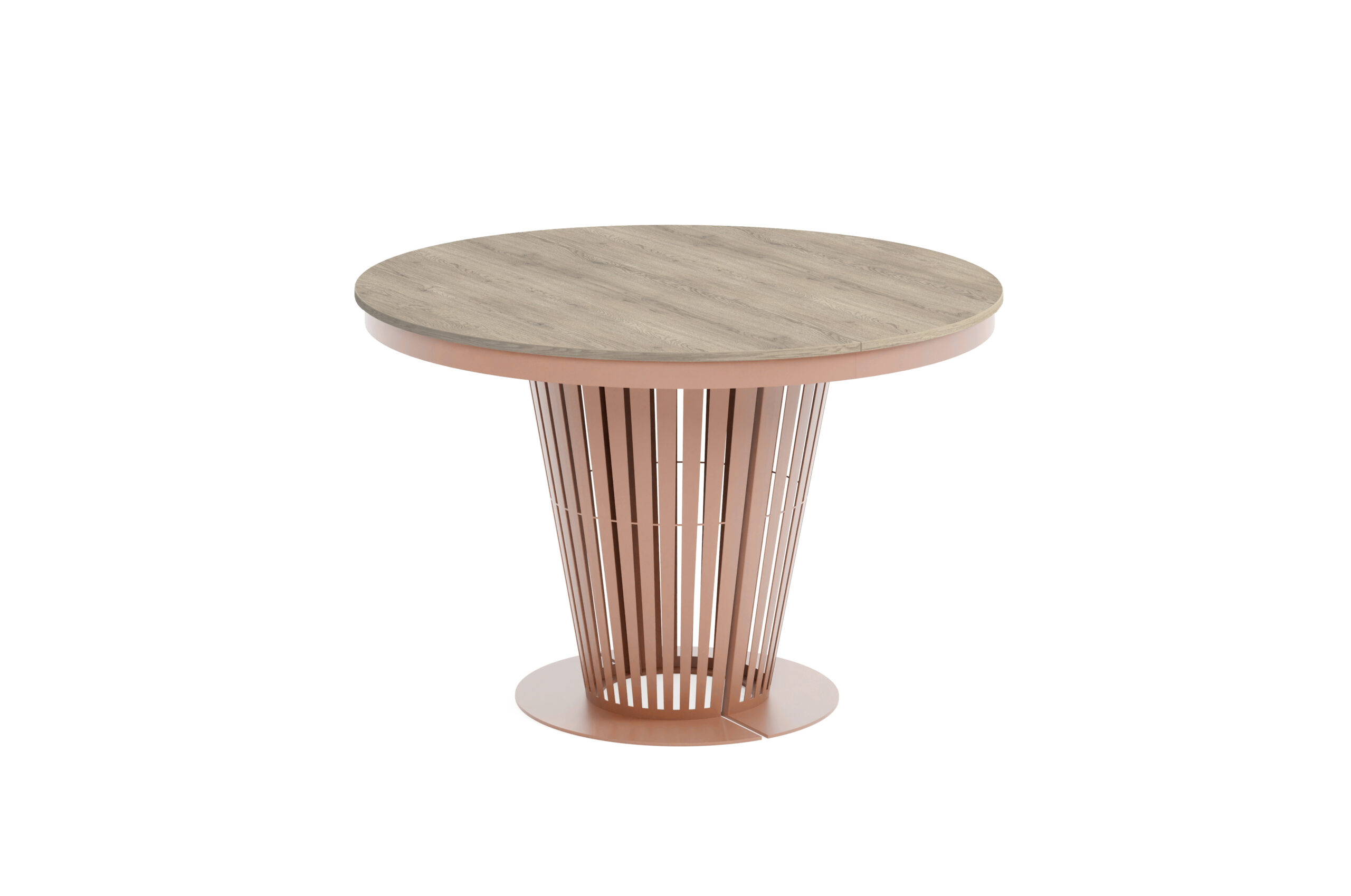 Aura Round Extendable Dining Table (Ø 100cm & Ø 120cm | Standard & Premium EGGER® Laminates)