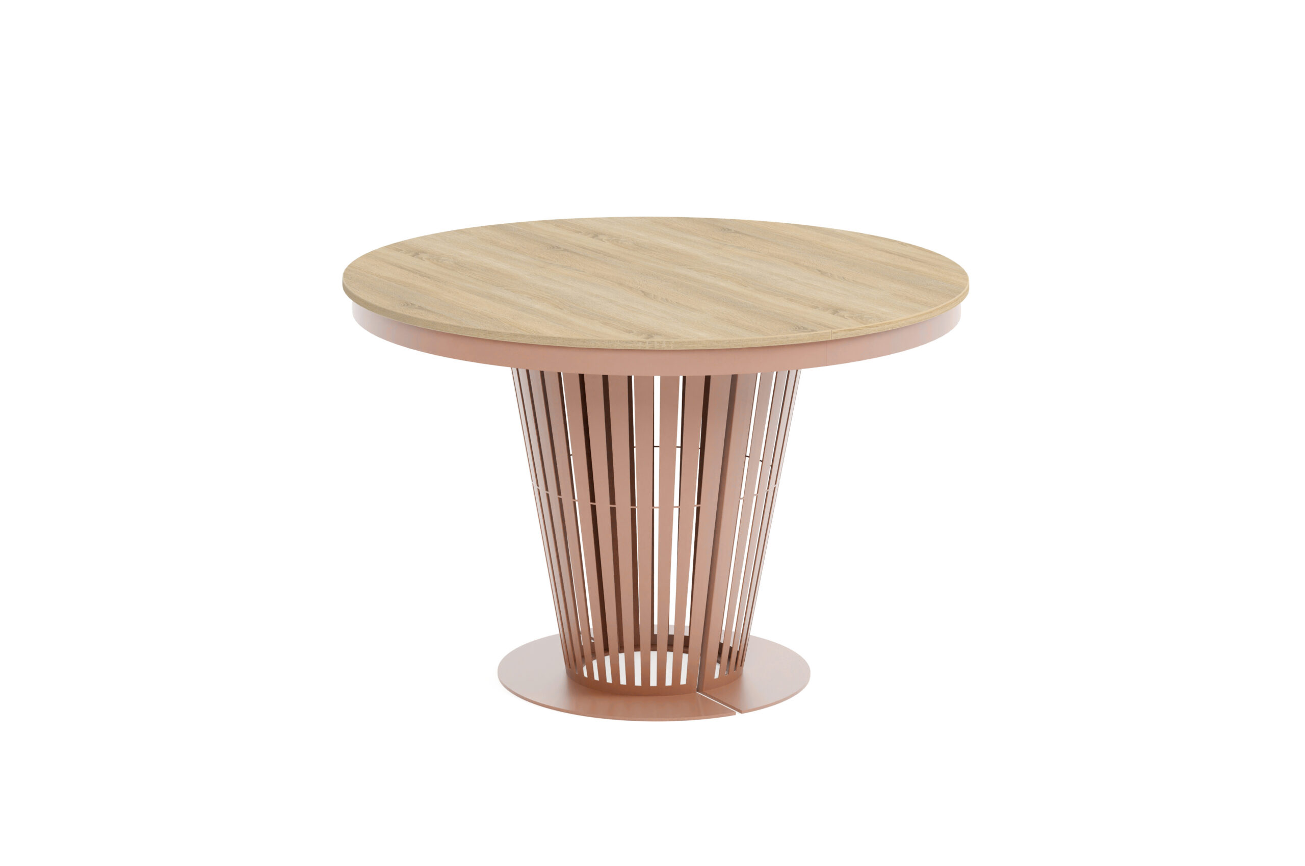 Aura Round Extendable Dining Table (Ø 100cm & Ø 120cm | Standard & Premium EGGER® Laminates)