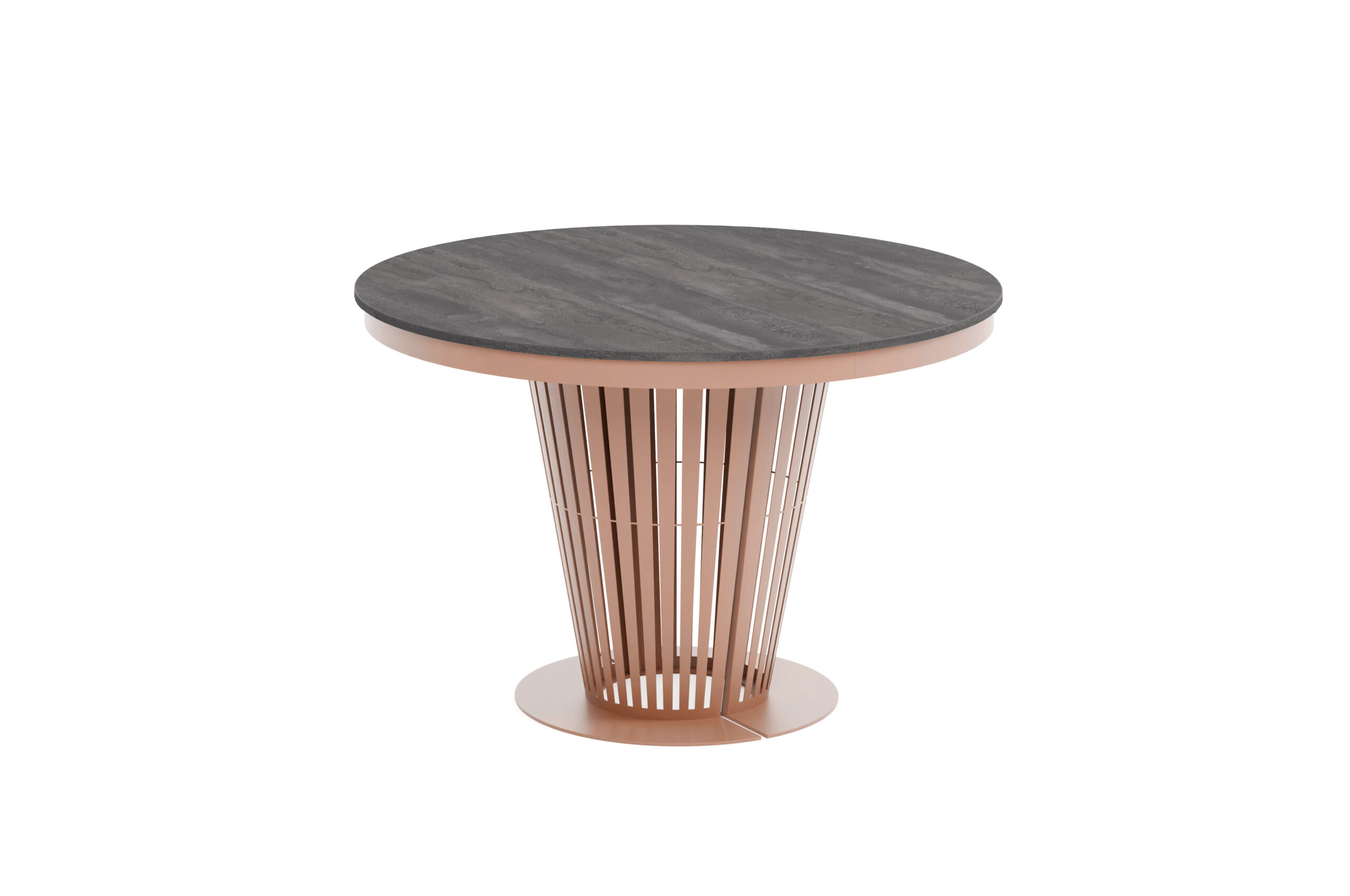Aura Round Extendable Dining Table (Ø 100cm & Ø 120cm | Standard & Premium EGGER® Laminates)