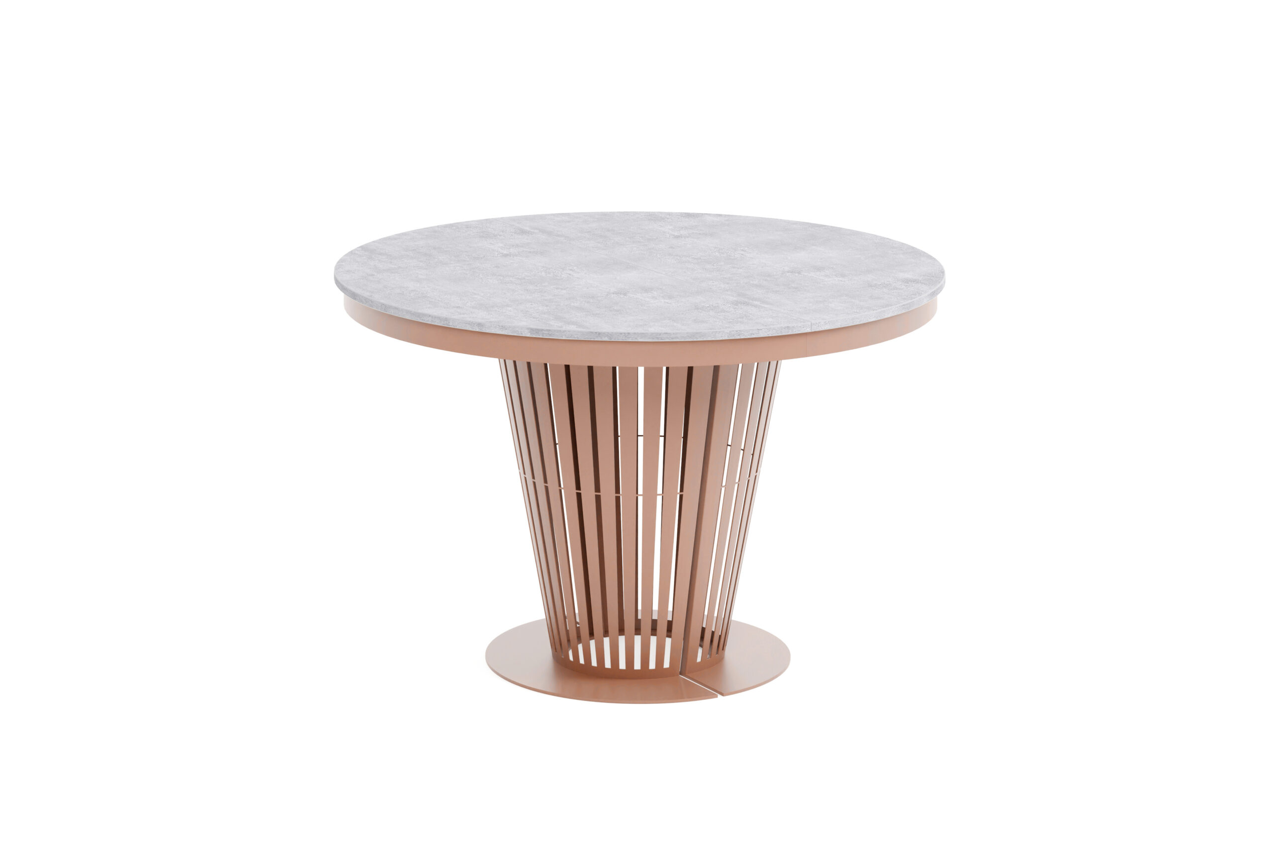 Aura Round Extendable Dining Table (Ø 100cm & Ø 120cm | Standard & Premium EGGER® Laminates)