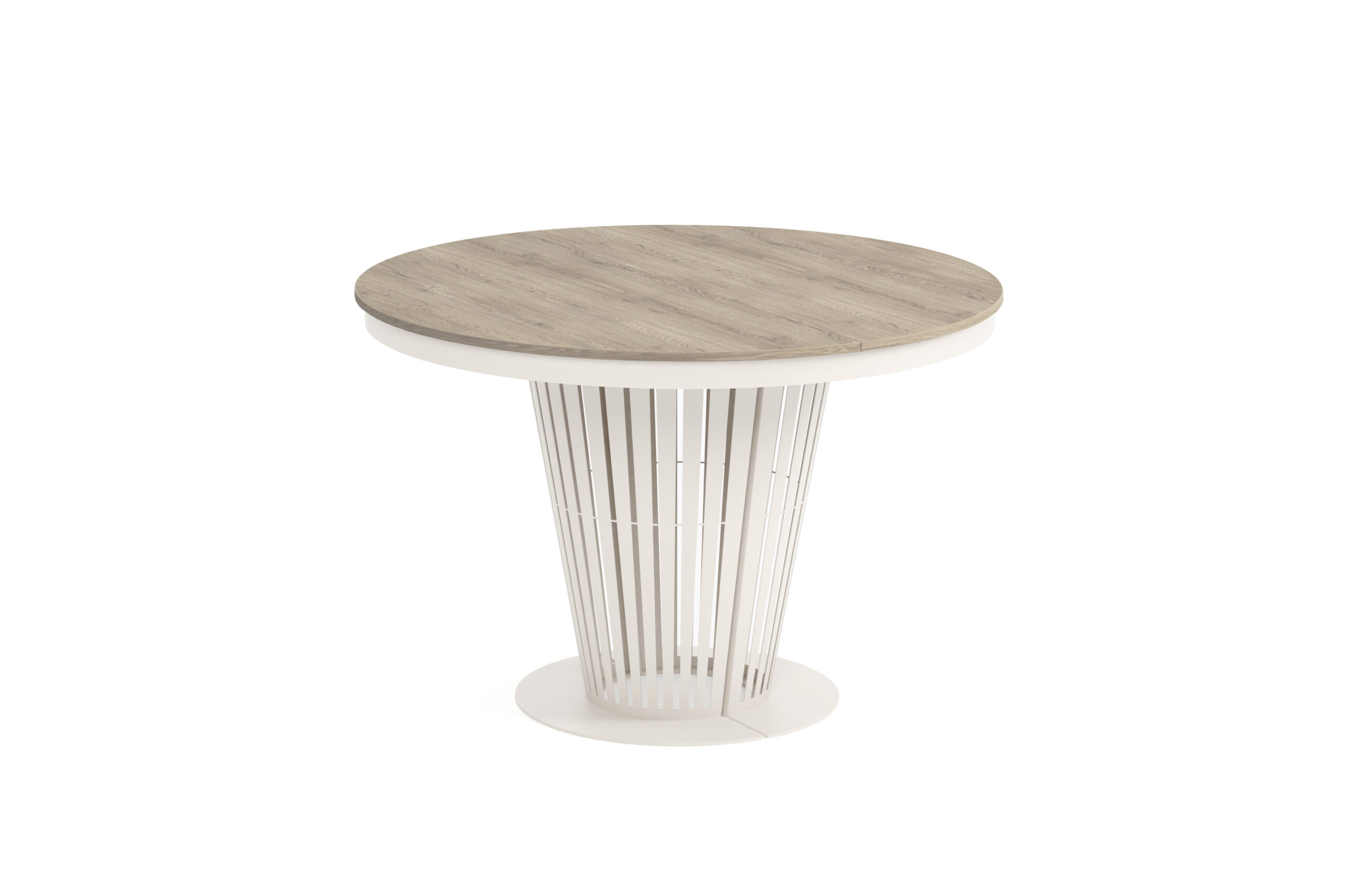 Aura Round Extendable Dining Table (Ø 100cm & Ø 120cm | Standard & Premium EGGER® Laminates)