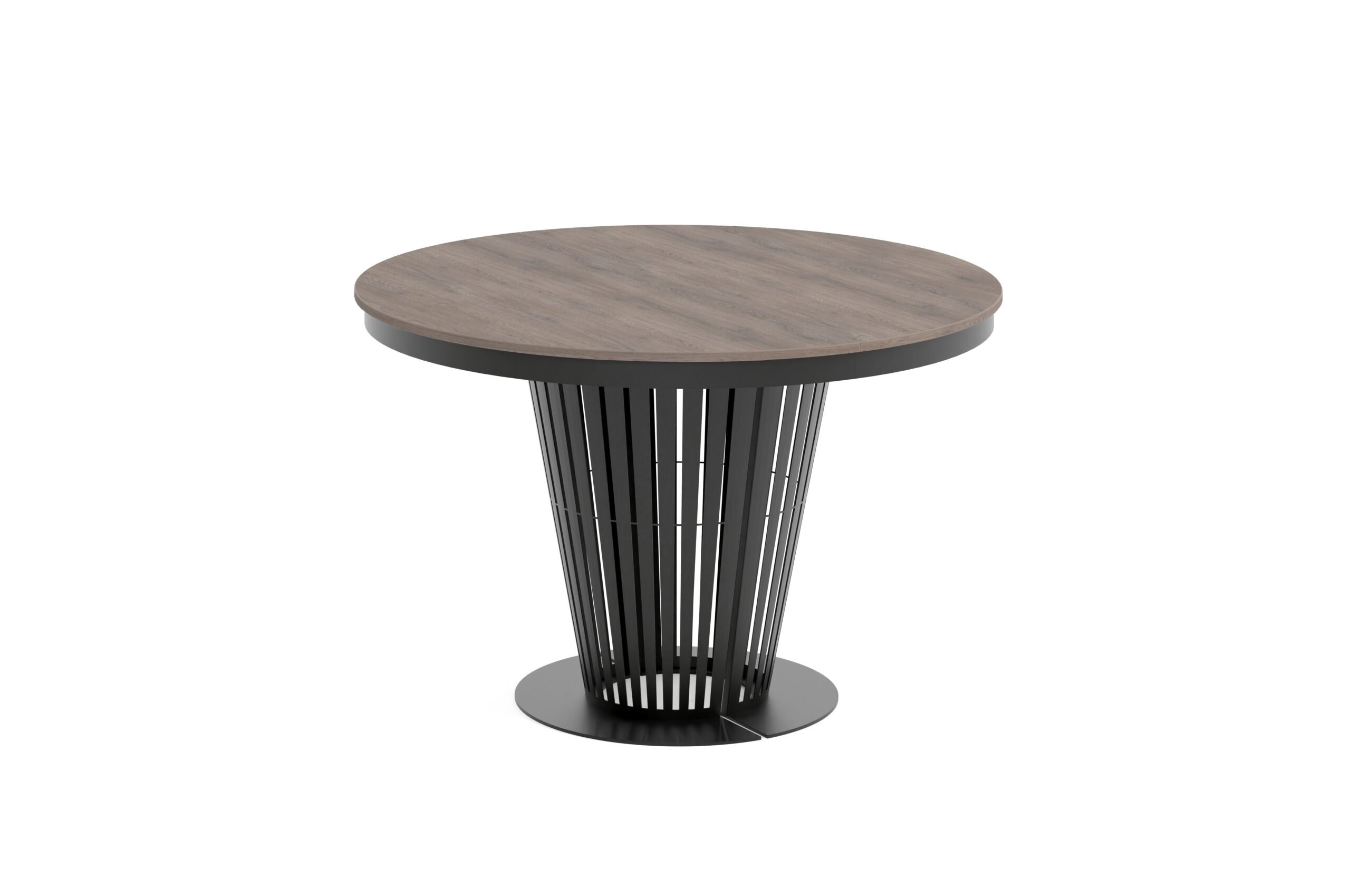 Aura Round Extendable Dining Table (Ø 100cm & Ø 120cm | Standard & Premium EGGER® Laminates)