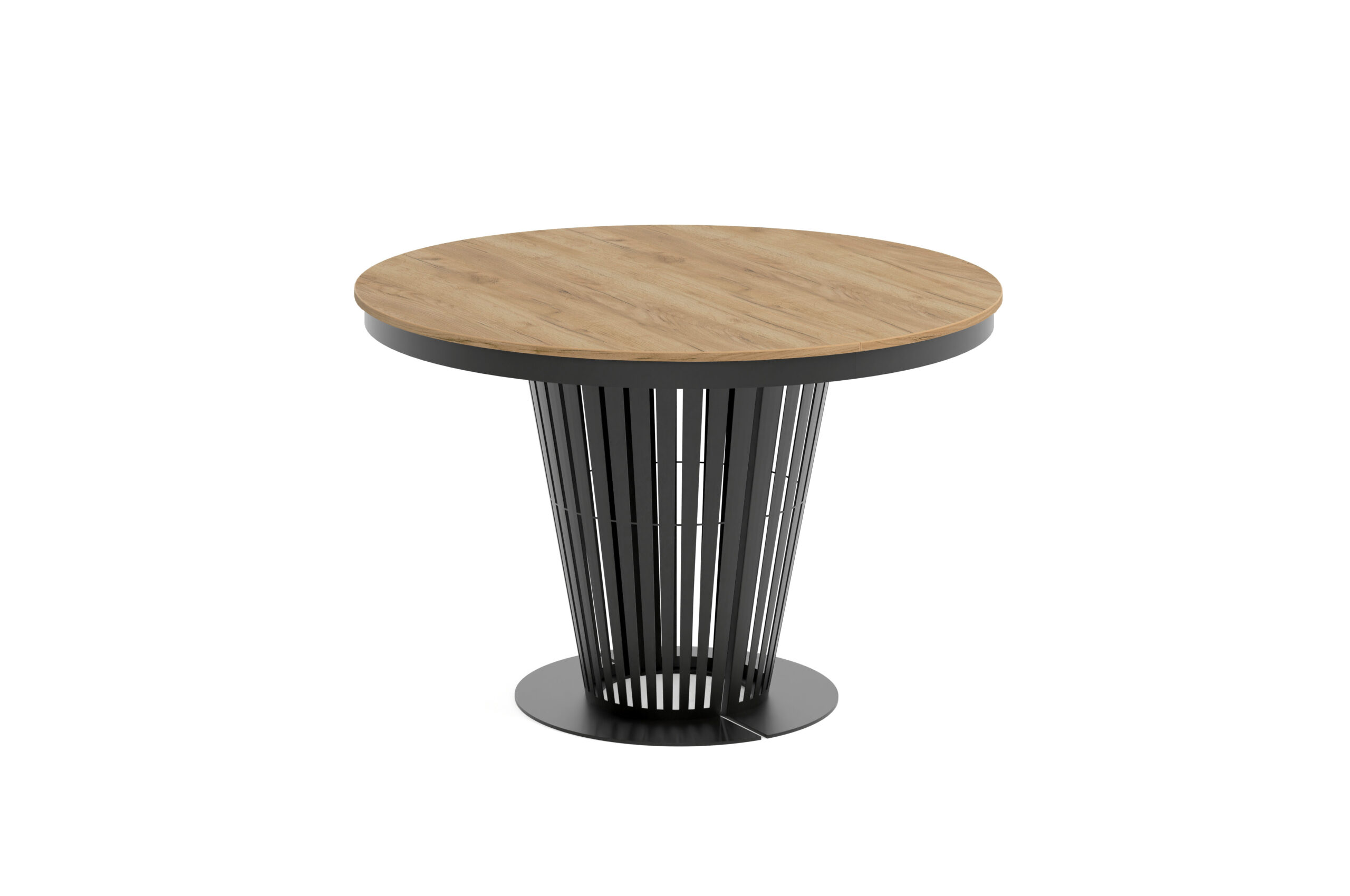 Aura Round Extendable Dining Table (Ø 100cm & Ø 120cm | Standard & Premium EGGER® Laminates)