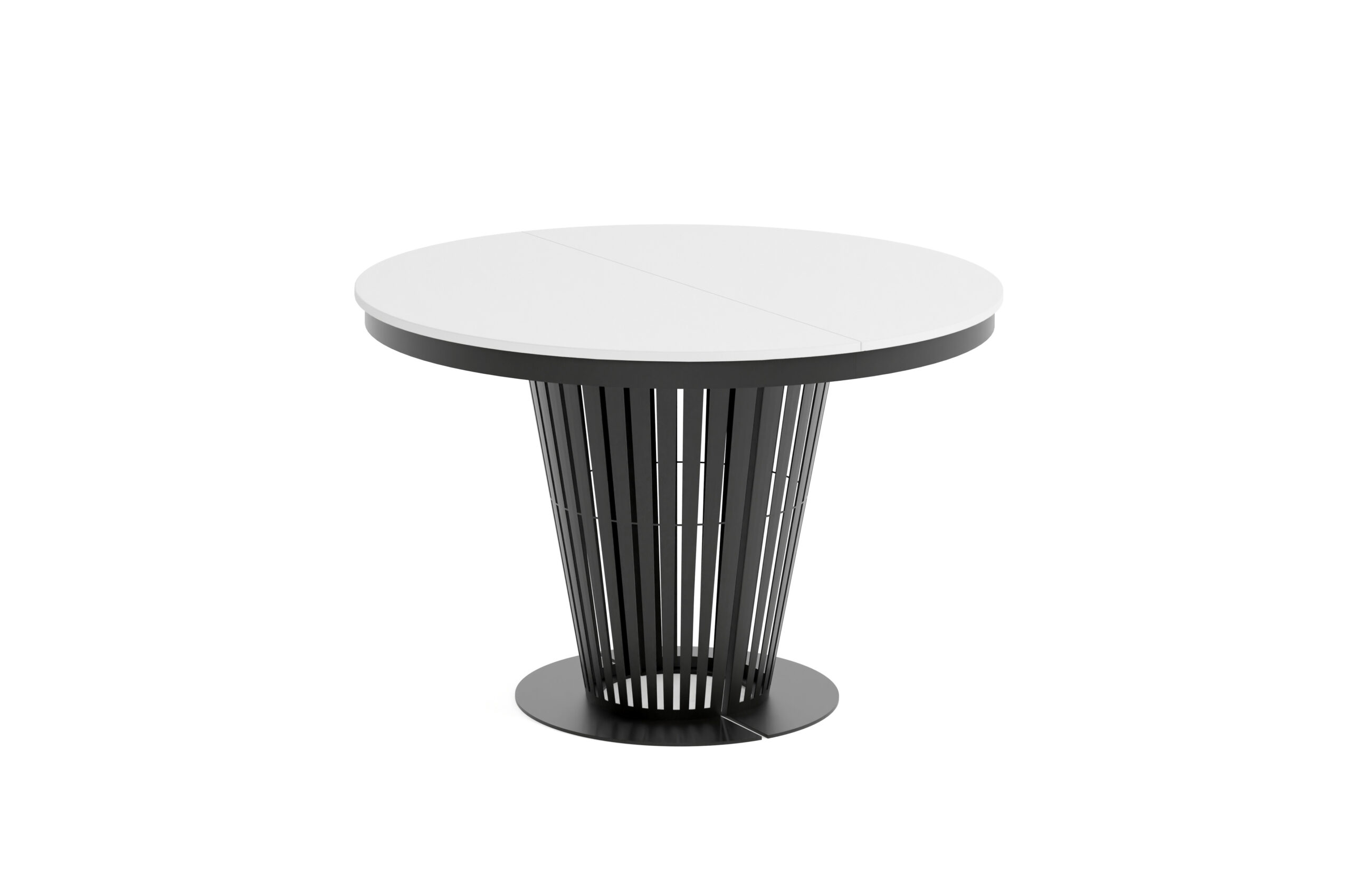 Aura Round Extendable Dining Table (Ø 100cm & Ø 120cm | Standard & Premium EGGER® Laminates)