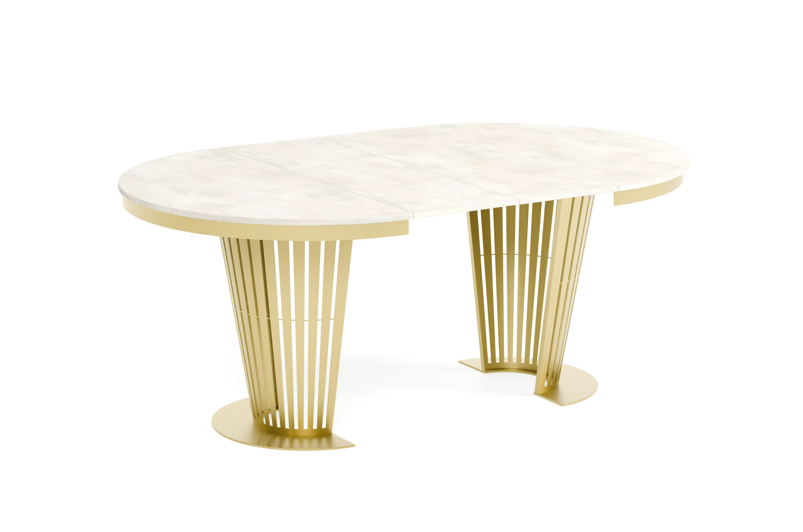 Aura Round Extendable Dining Table (Ø 100cm & Ø 120cm | Standard & Premium EGGER® Laminates)