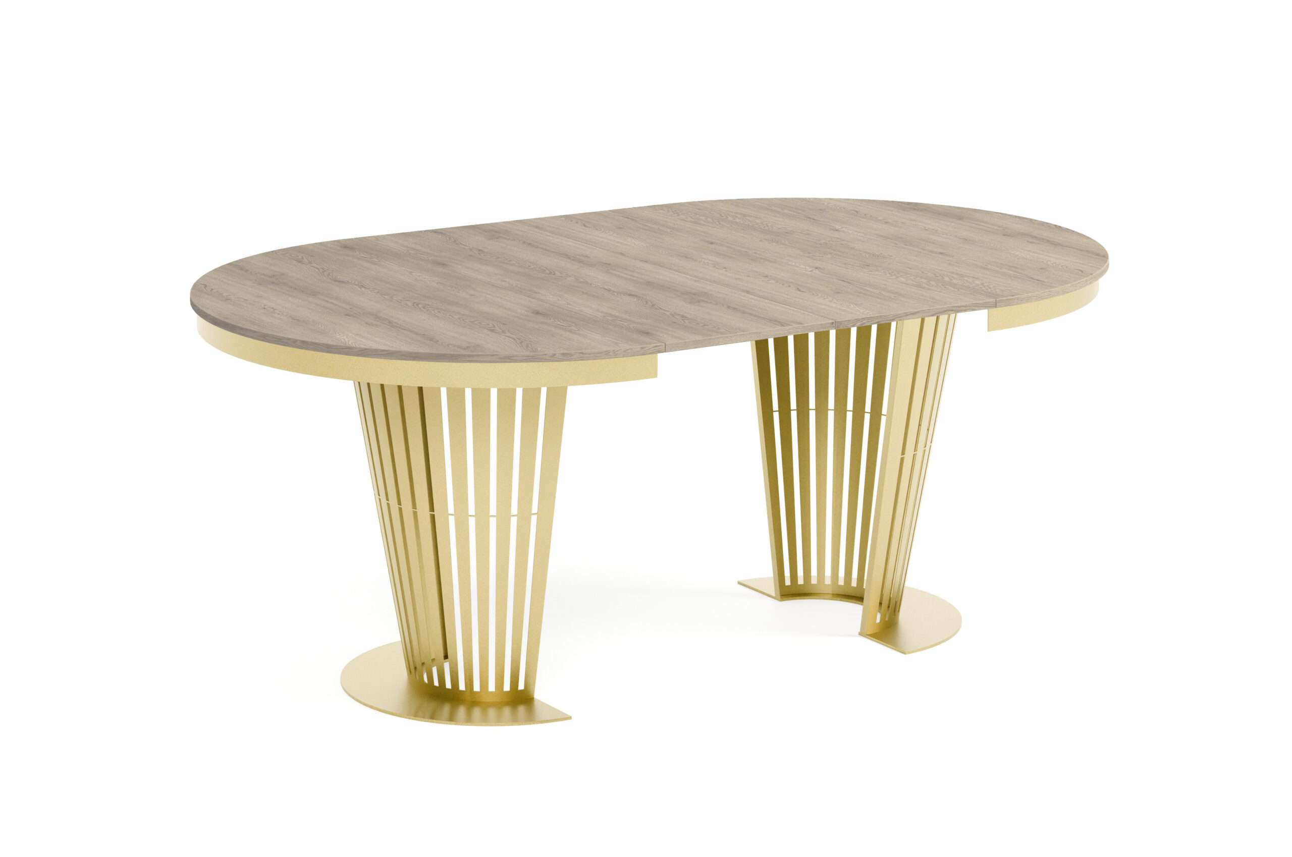 Aura Round Extendable Dining Table (Ø 100cm & Ø 120cm | Standard & Premium EGGER® Laminates)